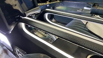 INSANE g-Body CONSOLE and REAR DECK full custom plexiglass and led lighting