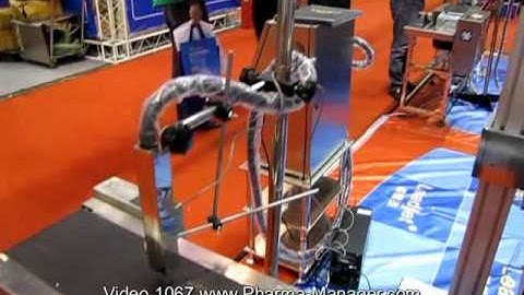 Laser marking packaging,expiration date,issue date,batch number. Video 1067 www.Pharma-Manager.com