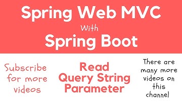 Spring Web MVC | 09 | Read Query String Parameter