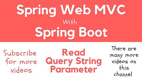 Spring Web MVC | 09 | Read Query String Parameter