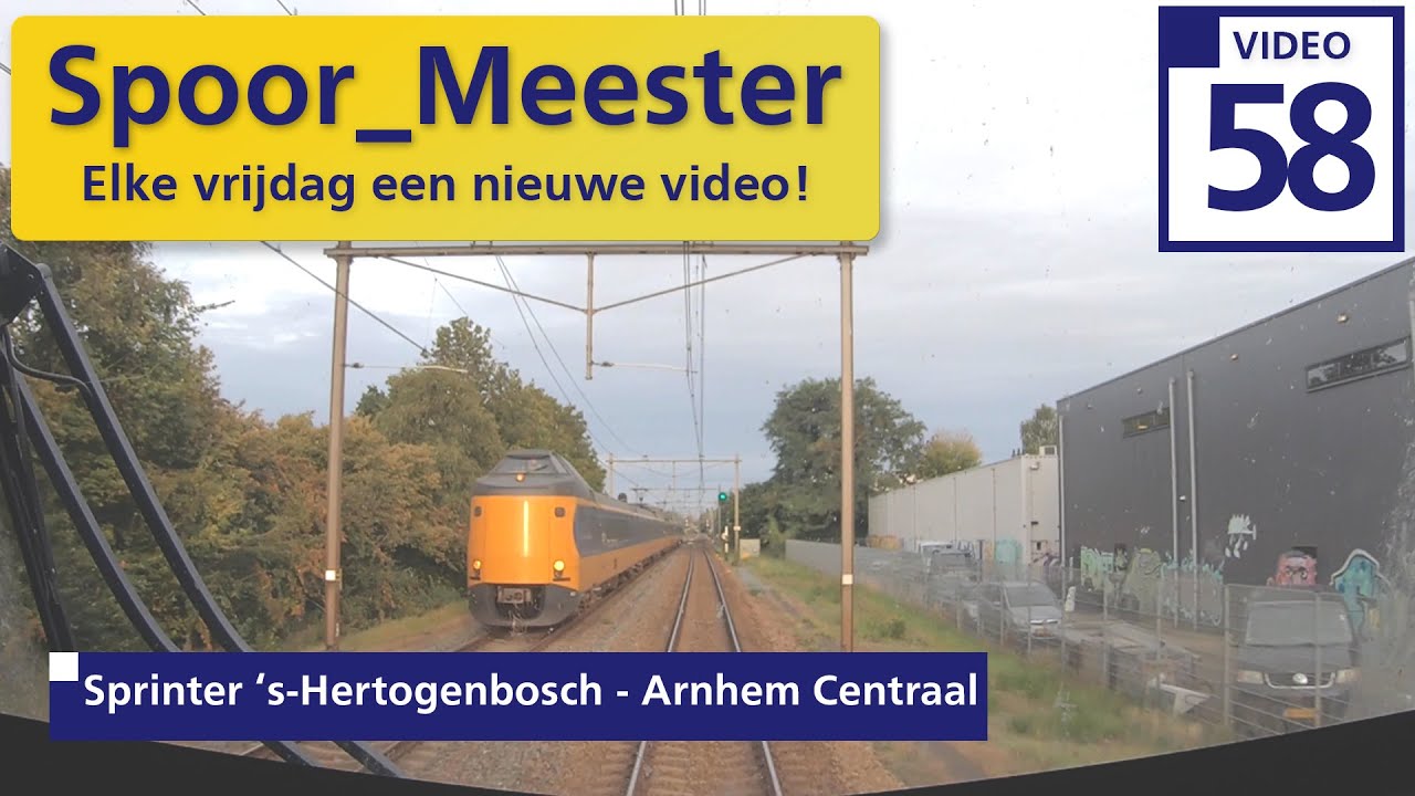 (4K) Cabview NS Trein FLIRT | Rij mee met de SPRINTER van 'S-HERTOGENBOSCH naar ARNHEM CENTRAAL (58)