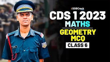 CDS 1 2023 Exam Mathematics 100 Days Crash Course - Geometry - Class 6