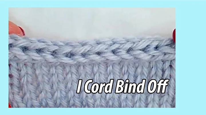 I Cord Bind Off