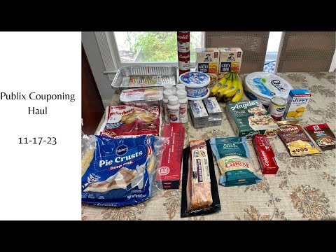 Publix Couponing Grocery Haul – 80% Savings!