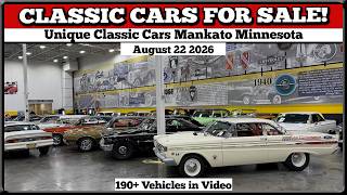 LOT WALK - Classic Cars for Sale at Unique Classic Cars - Mankato Minnesota - Classic Cars for sale!