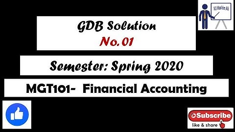 MGT101 GDB 1 Solution Spring 2020 | Vu Hashim Ali