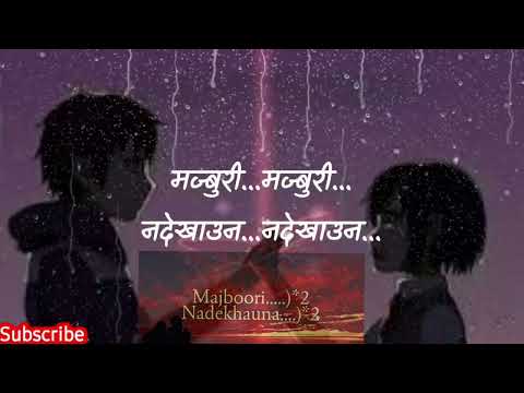 Doori Majboori Male Karaoke Music Track CDVijayaAdhikari Prabisha Adhikari ANXMUS