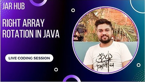 Right Array Rotation in Java