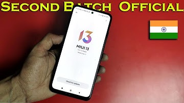 MIUI 13 Second List Announced But 😔😔😔