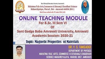 Lec #6 Quantum Theory of Paramagnetism