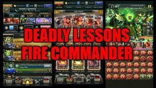 Legendary Game Of Heroes :- Deadly Lessons Event Teams + Strategy (Fire Commander)