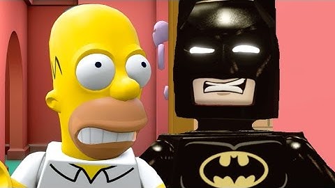 LEGO Dimensions The Simpsons & Lego Batman Movie All CutScenes & Ending 4k Ultra HD 2160p