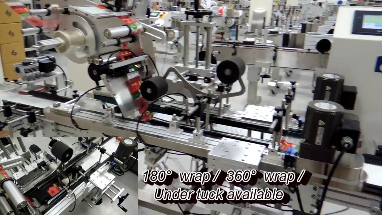 PL 211D Clamshell Labeling Machine 360° YouTube