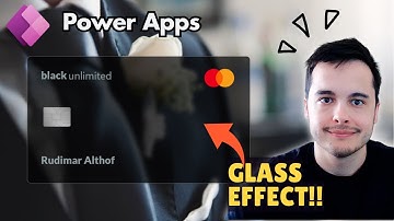 How to Add a Glassmorphic Card in Power Apps – QUICK and Easy Power Apps Modern Design Tutorial