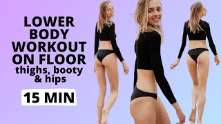 Lower Body Workout No Equipment - Legs Thighs Hips Booty / Nina Dapper