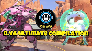 NERF THIS! D.va ultimate compilation - Overwatch 2 Gameplay - Route 66