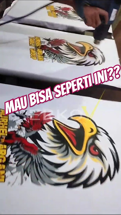 Sablon Kaos Elang Serkov | Aurel Arghani Family  #eagles #artwork #art #print #like #artandcraft