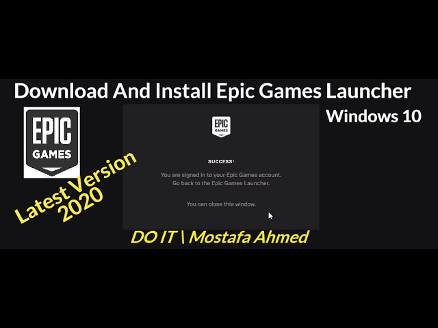 How to Download & Install Epic Games Launcher on PC 