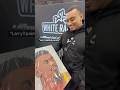 Larry Wheels loved my painting of him! 🙌🏽🎨 #art #painting #larrywheels #gym #fitness #reaction