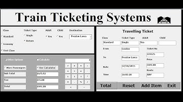 How to Create Train Ticketing Systems in Excel Using VBA - Full Tutorial
