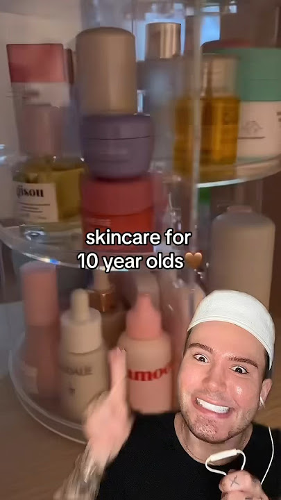 SKINCARE ROUTINE FOR KIDS!😱 (follow for more!💗) #skincare #skincareroutine #preppy #beauty #skin