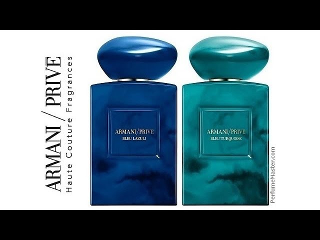 Bleu Lazuli and Bleu Turquoise by Armani Privé: where sea and sky