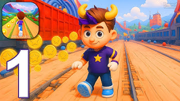 Kooply Run: Subway Craft - Gameplay Walkthrough Part 1 - Kooply Subway Run (iOS, Android)