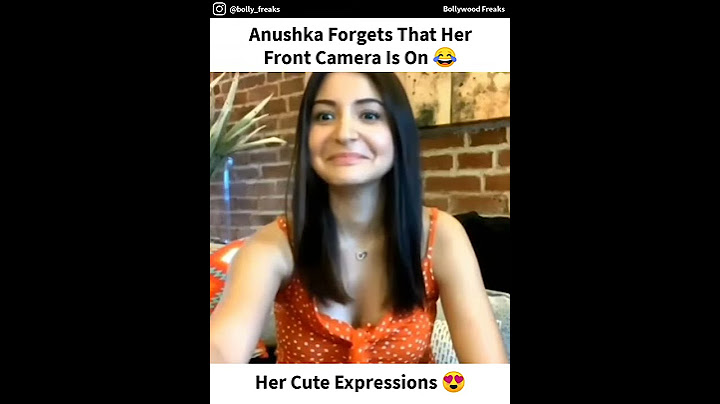 Cute Anushka Sharma Expressions During A Video Call