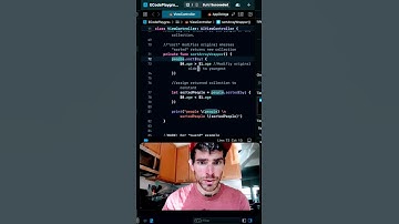 Swift - sort vs sorted #coding #programming #swift #apple #ios #software #shorts #short #code #xcode