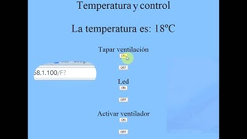 Control via web de temperatura con Arduino