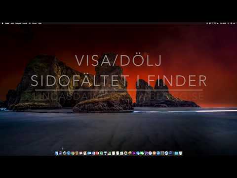 Video: Var är finders sidofält på mac?