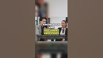 Build a Strong Team: The Key to Successful Knowledge Transfer