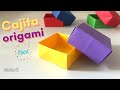 Cómo hacer una CAJA de origami básica I Easy Origami Box Tutorial
