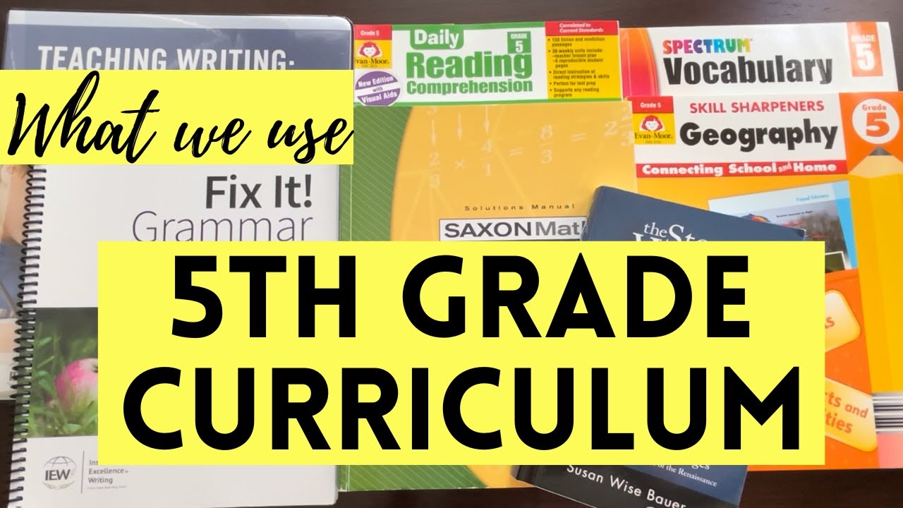 Fifth Grade Homeschool Curriculum | See What We Use for Homeschooling Fifth Grade | Affordable Books