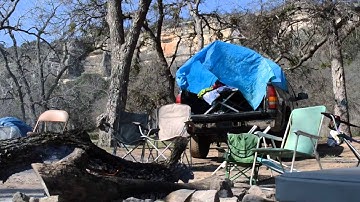 Silly string can -VS- Camp Fire!!