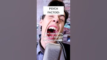 Why you hate the sound of your own voice...#shorts