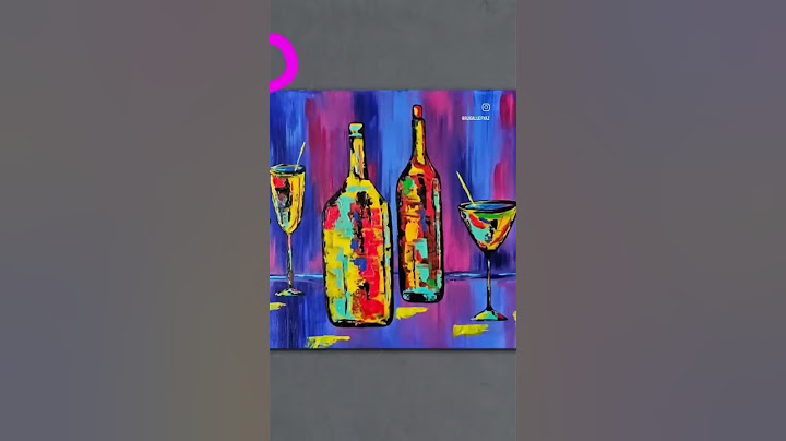 Large mixed media artwork. Happy Hour.