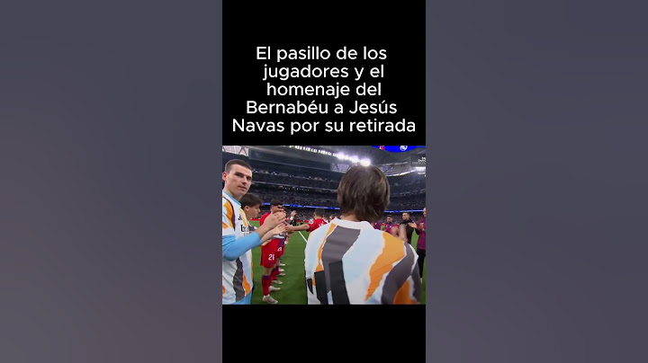EL HOMENAJE DEL BERNABÉU A UNA LEYENDA COMO JESÚS NAVAS #navas #realmadrid #futbol #homenaje