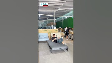 Bạn sẽ không tin thứ này vừa là giường vừa là ghế!