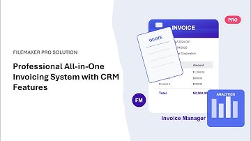 Professional All-in-One Invoicing System with CRM Features | FileMaker Pro Solution