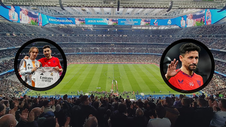 Así Se Vivió desde el Bernabéu el Homenaje a Jesús Navas