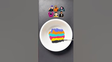 🎨Guess the mixed colors of squid game 3  (part 16)#squidgame3 #asmr #jinro #colormixing #squidgame