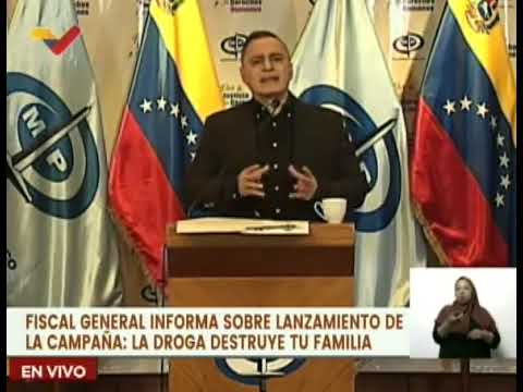 Tarek William Ssab presentó ante el MP la campaña “La droga destruye tu familia”