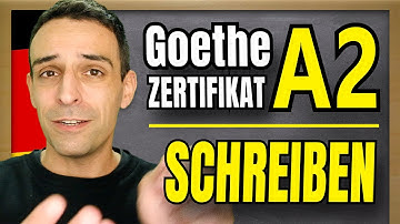 Goethe Zertifikat A2 SCHREIBEN | How to pass the written part. | German A2 Goethe Exam