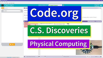 Board Events Lesson 5.11 Tutorial and Answers Code.org CS Discoveries Physical Computing Unit 6