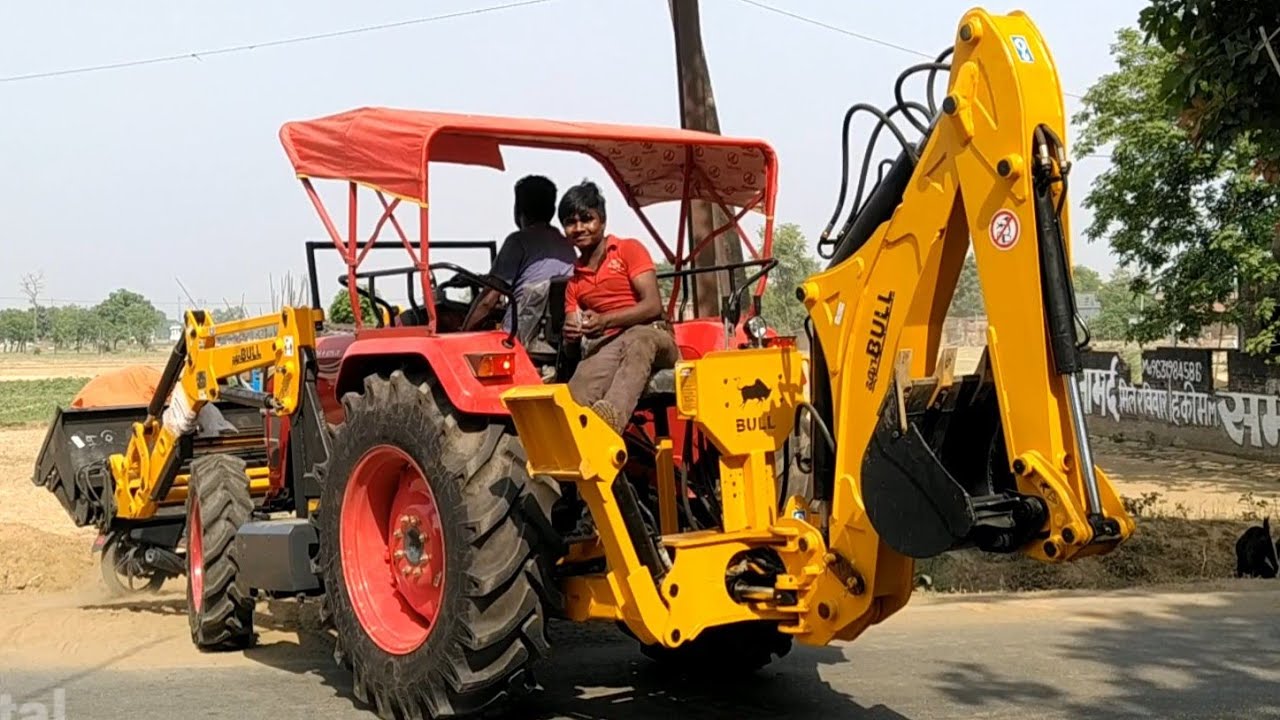 छोटा JCB| Mahindra 575 4W| Tractor Attachment| Mini JCB| Bull Loader| Backhoe Loader| Mister Mital