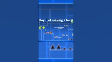 Day 3 of making a level. #geometrydash #geometrydashdemon #gd #gaming #games #gameplay
