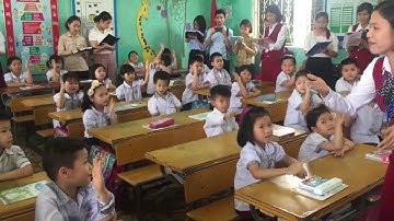 Sinh hoạt CM dự giờ lớp 1C   Trường tiểu học Bích Sơn, Việt Yên,  Bắc Giang