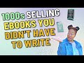 How To Sell PLR eBooks - Make $3000+ Per Month Selling eBooks You Didn’t Write (100% Profit)