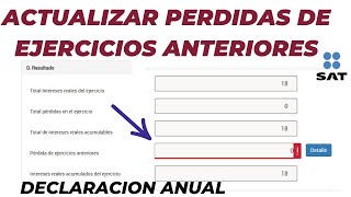 Perdida de ejercicios anteriores personas físicas | Declaración anual